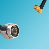 N Male Right Angle to SSMA Male Right Angle RF Coaxial Cable