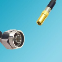 N Male Right Angle to SSMB Female RF Coaxial Cable