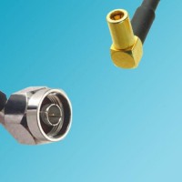 N Male Right Angle to SSMB Female Right Angle RF Coaxial Cable