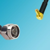 N Male Right Angle to SSMB Male Right Angle RF Coaxial Cable