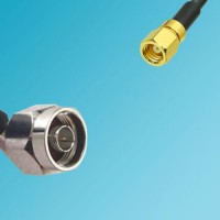 N Male Right Angle to SSMC Female RF Coaxial Cable