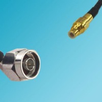 SSMC Male to N Male Right Angle RF Cable