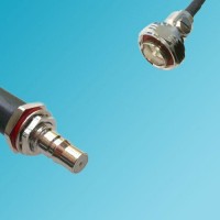 7/16 DIN Male to QMA Bulkhead Female RF Cable
