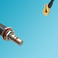 QMA Bulkhead Female to SMB Male Right Angle RF Cable
