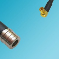 MMCX Female Right Angle to QMA Male RF Coaxial Cable