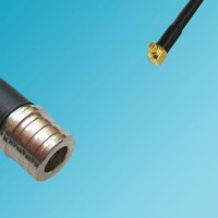 MMCX Male Right Angle to QMA Male RF Coaxial Cable