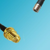 QMA Male to RP SMA Bulkhead Female RF Cable
