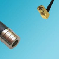 QMA Male to RP SMA Male Right Angle RF Cable