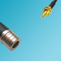QMA Male to SMB Bulkhead Male RF Cable