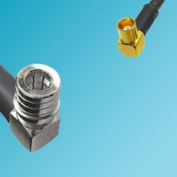 MCX Female Right Angle to QMA Male Right Angle RF Coaxial Cable