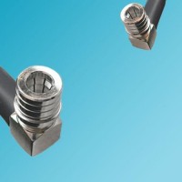 QMA Male Right Angle to QMA Male Right Angle RF Coaxial Cable