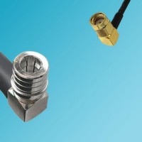 QMA Male Right Angle to RP SMA Male Right Angle RF Cable