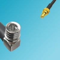 QMA Male Right Angle to SMB Male RF Cable