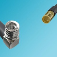 SMP Male to QMA Male Right Angle RF Cable