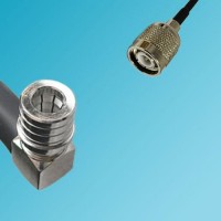 QMA Male Right Angle to TNC Male RF Coaxial Cable