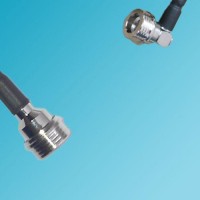 QN Male to QN Male Right Angle RF Coaxial Cable