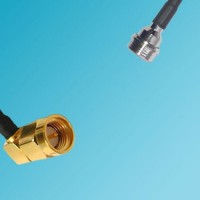 QN Male to SMA Male Right Angle RF Coaxial Cable
