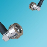 QN Male Right Angle to QN Male Right Angle RF Coaxial Cable