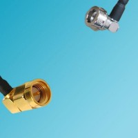 QN Male Right Angle to SMA Male Right Angle RF Coaxial Cable