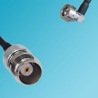 TNC Female to QN Male Right Angle RF Cable