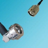 QN Male Right Angle to TNC Male RF Coaxial Cable