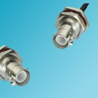 RP BNC Bulkhead Female to RP BNC Bulkhead Female RF Coaxial Cable