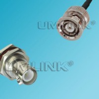 RP BNC Bulkhead Female to RP BNC Male RF Coaxial Cable