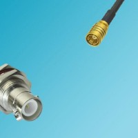 RP BNC Bulkhead Female to SMB Female RF Coaxial Cable