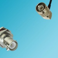 RP BNC Bulkhead Female to TNC Male Right Angle RF Coaxial Cable