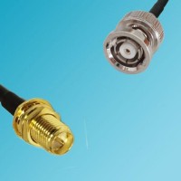 RP BNC Male to RP SMA Bulkhead Female RF Coaxial Cable