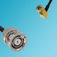 RP BNC Male to RP SMA Male Right Angle RF Coaxial Cable