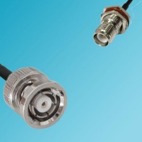 RP BNC Male to RP TNC Bulkhead Female RF Coaxial Cable