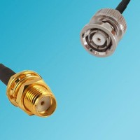 RP BNC Male to SMA Bulkhead Female RF Coaxial Cable
