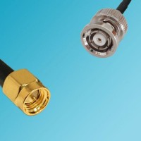 RP BNC Male to SMA Male RF Coaxial Cable