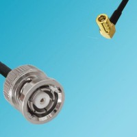 RP BNC Male to SMB Female Right Angle RF Coaxial Cable