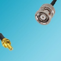 RP BNC Male to SMB Bulkhead Male RF Coaxial Cable