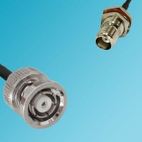 RP BNC Male to TNC Bulkhead Female RF Coaxial Cable