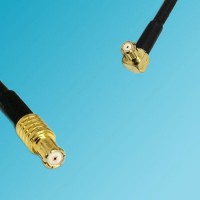 RP MCX Male to RP MCX Male Right Angle RF Coaxial Cable