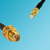 RP MCX Male to SMA Bulkhead Female RF Coaxial Cable