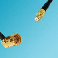 RP MCX Male to SMA Male Right Angle RF Coaxial Cable
