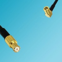RP MCX Male to SMB Female Right Angle RF Coaxial Cable