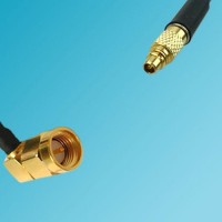 RP MMCX Male to SMA Male Right Angle RF Coaxial Cable