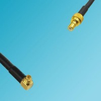 RP MMCX Male Right Angle to SMB Male RF Coaxial Cable