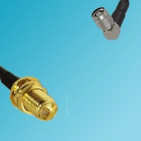 RP SMA Bulkhead Female to RP TNC Male Right Angle RF Coaxial Cable