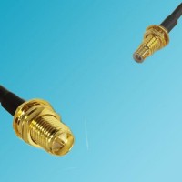 SMC Bulkhead Male to RP SMA Bulkhead Female RF Cable