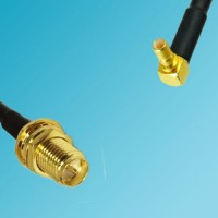 RP SMA Bulkhead Female to SSMB Male Right Angle RF Coaxial Cable