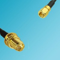 RP SMA Bulkhead Female to SSMC Female RF Coaxial Cable