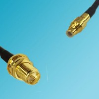 SSMC Male to RP SMA Bulkhead Female RF Cable