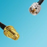 UHF Male to RP SMA Bulkhead Female RF Cable