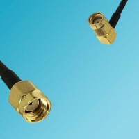 RP SMA Male to RP SMA Male Right Angle RF Coaxial Cable